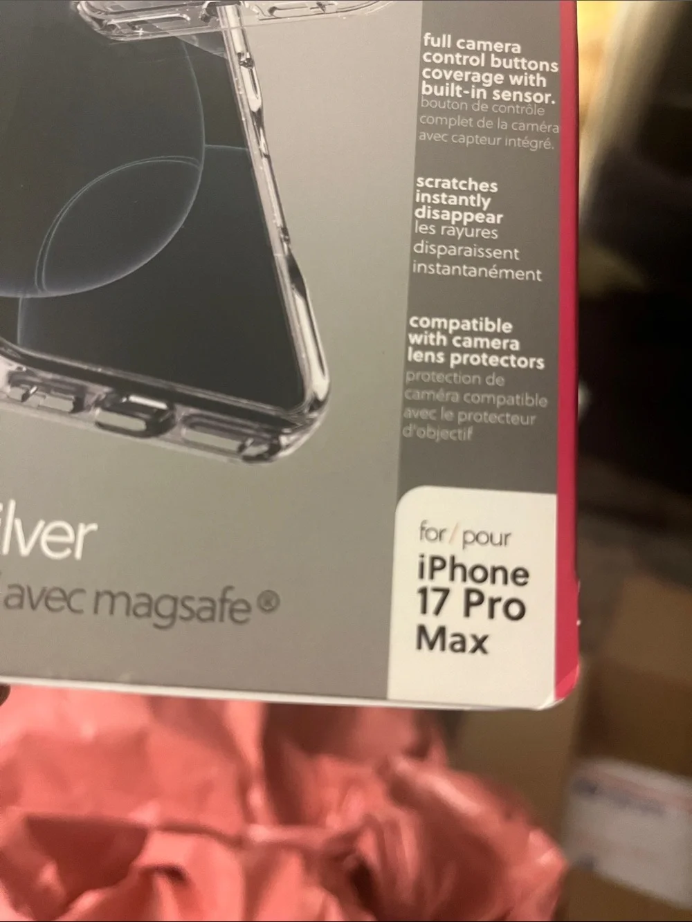 NIB Avana Creations Starlight Silver Case for iPhone 17 Pro Max